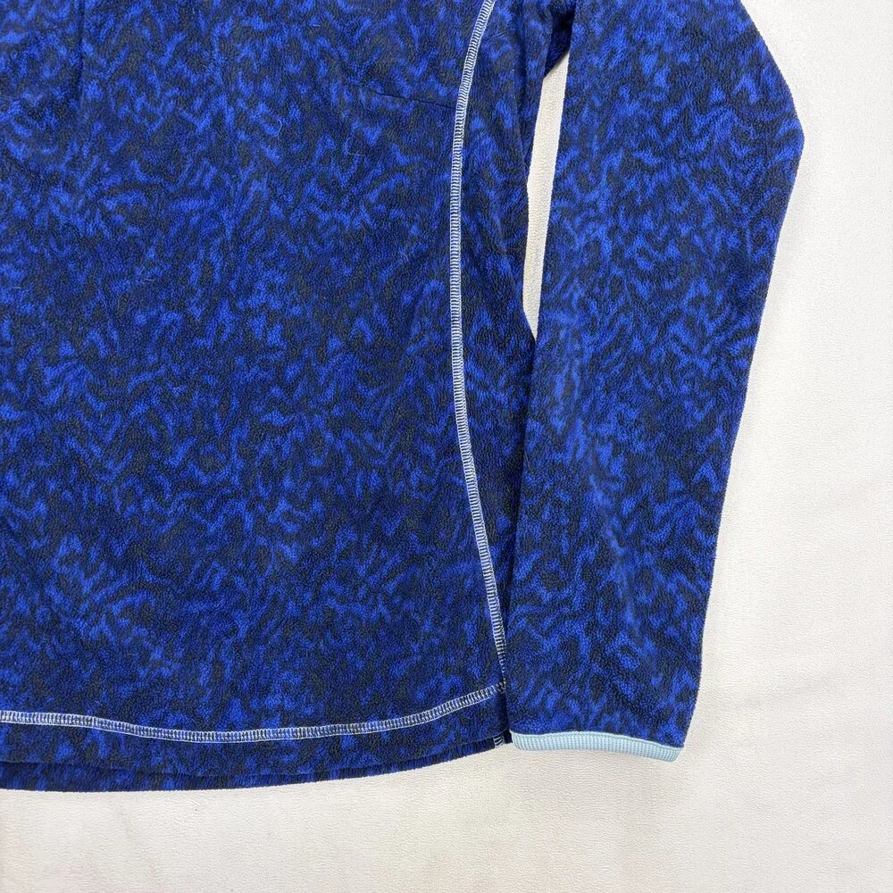 Columbia Women's‎ Blue Quarter-Zip Fleece Pullover Size S